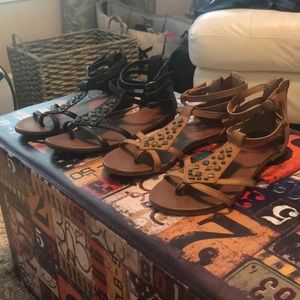 Both pairs of shoes, hardly worn